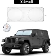 EcoNour Car Windshield Sunshade, Medium (64x32 Inches) — image 4