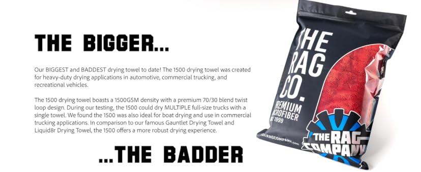 The Rag Company The 1500 GSM Drying Towel — image 3