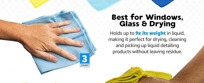 The Rag Company Standard Waffle-Weave Glass Towel — image 11