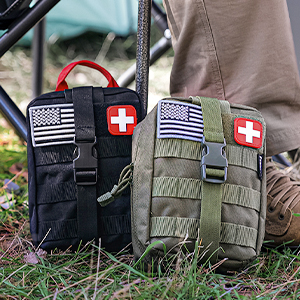 Everlit 250 Pieces Survival First Aid Kit IFAK EMT Molle Pouch — image 12