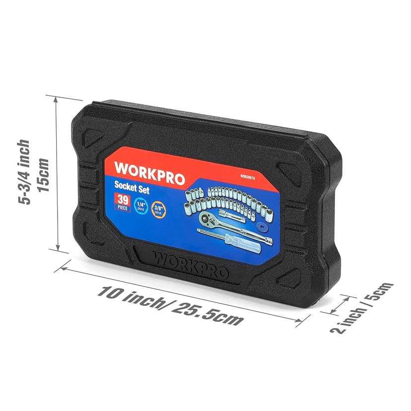 WORKPRO 39-Piece Drive Socket Set — image 7