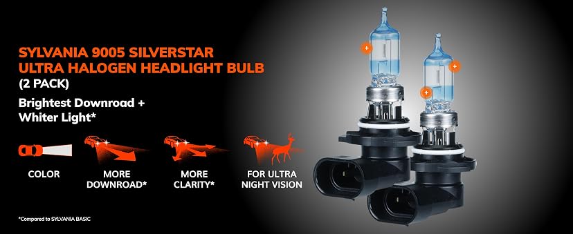 SYLVANIA SilverStar Ultra 9005 Headlight Bulb — image 2