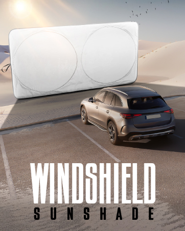 EcoNour Car Windshield Sunshade, Medium (64x32 Inches) — image 3