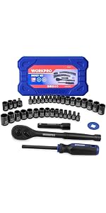 WORKPRO 39-Piece Drive Socket Set — image 12
