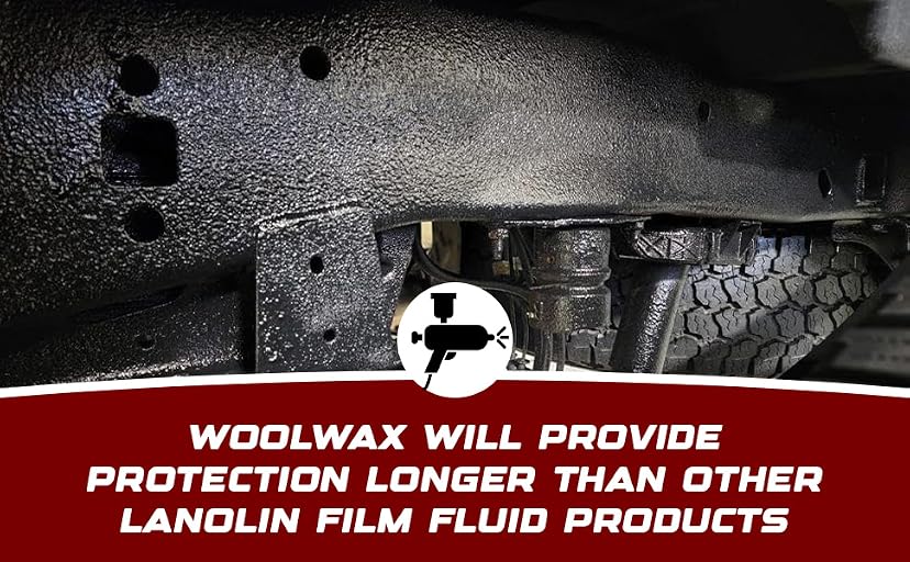 Woolwax Black Aerosol Undercoating Spray (12 oz, 6-pack) — image 4