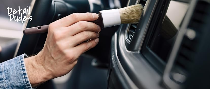 Detail Dudes Soft Boar Hair Car Detailing Brush Set (3-Pack) — image 1