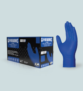 AMMEX Gloveworks HD Industrial Black Nitrile Gloves — image 9