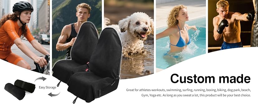 Leader Accessories Waterproof Towel Front Seat Covers (2-Pack) — image 2