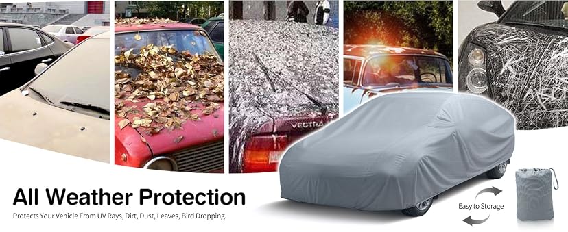 Leader Accessories Basic Guard Sedan Car Cover (C5 196"-205") — image 11