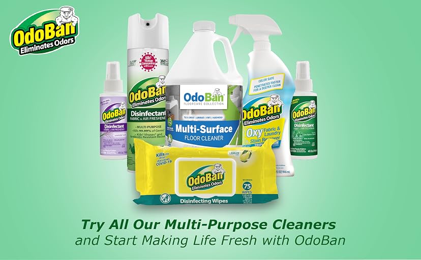 OdoBan Ready-to-Use Disinfectant and Odor Eliminator (Citrus, 32 oz) — image 2