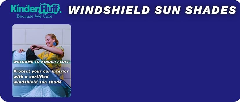 Kinder Fluff Windshield Sun Shade — image 1