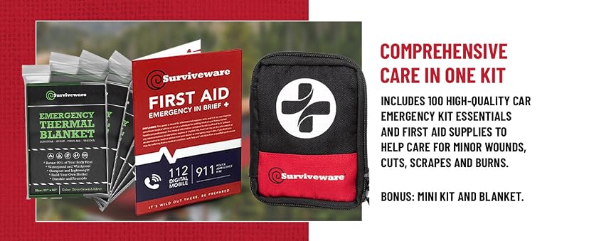 Surviveware 238-Piece Comprehensive Premium First Aid Kit — image 9