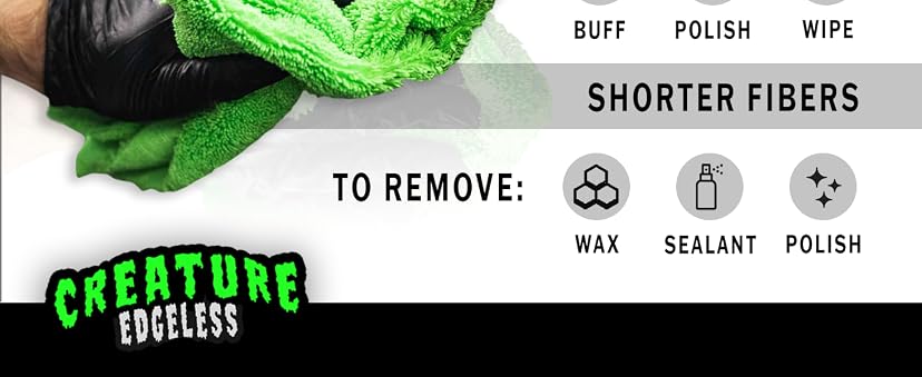 The Rag Company Creature Edgeless Auto Detailing Towels (10-Pack) — image 6