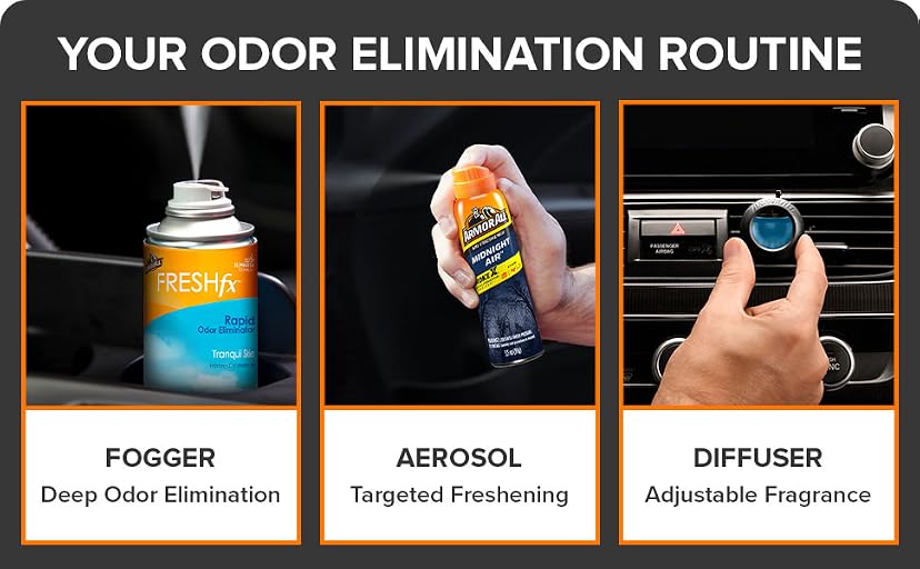 Armor All FRESHfx Rapid Odor Eliminator New Car (3-Count) — image 2