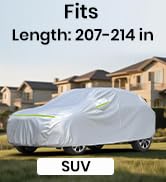 Favoto Sedan Car Cover, 6-Layer (Sedan 185-193 in) — image 9
