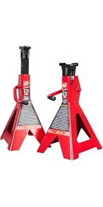 Torin (BIG RED) BIG RED T43002A 3-Ton Double Locking Jack Stands — image 10