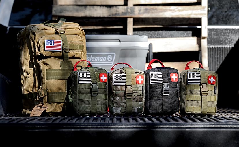 Everlit 250 Pieces Survival First Aid Kit IFAK EMT Molle Pouch — image 8