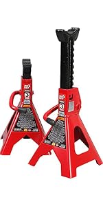 Torin (BIG RED) BIG RED T43002A 3-Ton Double Locking Jack Stands — image 8