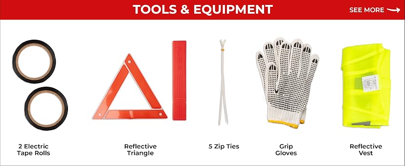 Thrive Car Emergency Kit & Roadside Emergency Car Kit · 104-Piece Set — image 8