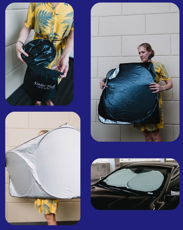 Kinder Fluff Windshield Sun Shade — image 4