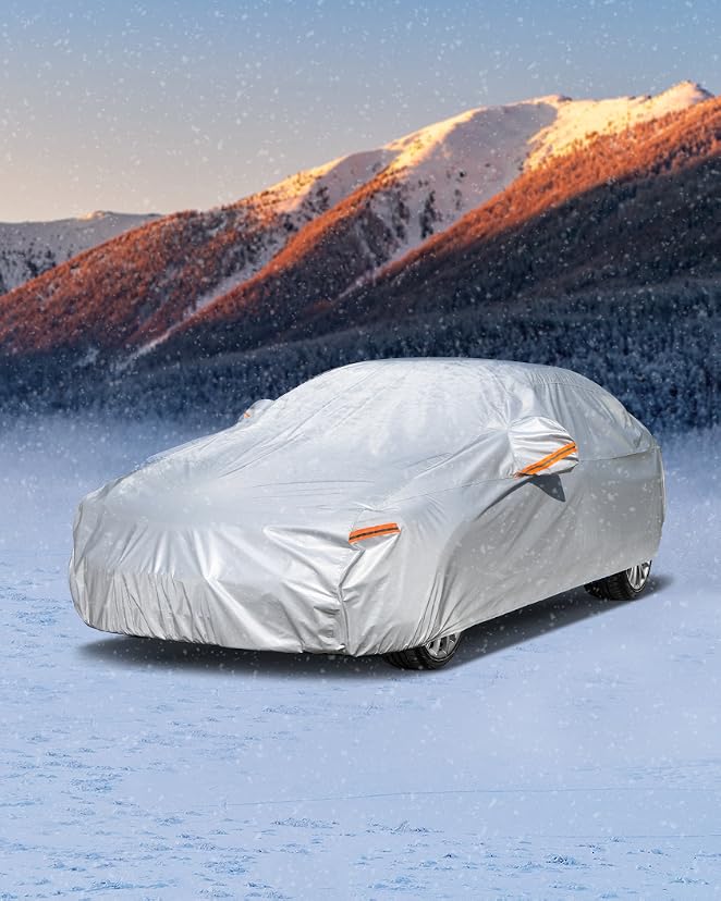 Kayme 6 Layers Car Cover, A2 3XL Sedan (186"-193") — image 6