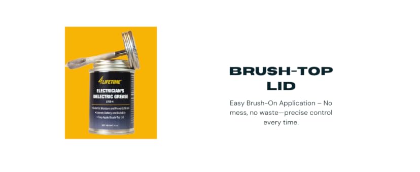 4LifetimeLines Electrician's Dielectric Grease (4oz Brush Top) — image 2