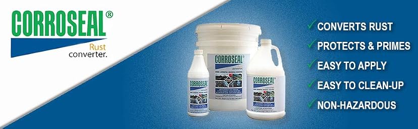 Corroseal Water-Based Rust Converter Metal Primer — image 1