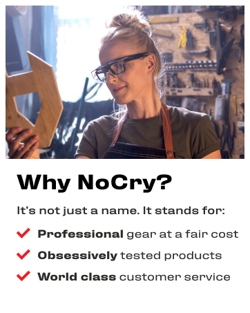 NoCry Anti-Fog Wraparound Safety Glasses (Clear Lens) — image 2