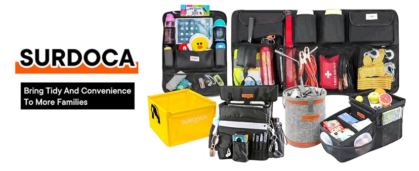SURDOCA Upgraded Car Back Seat Organizer — image 9