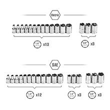 WORKPRO 39-Piece Drive Socket Set — image 4