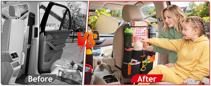 SURDOCA Upgraded Car Back Seat Organizer — image 2