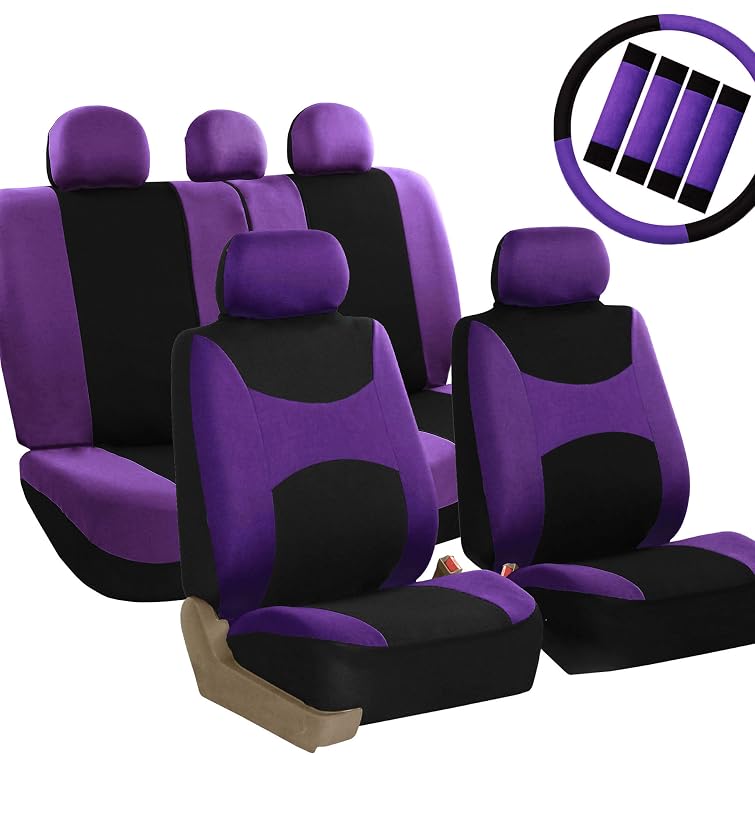 FH Group Automotive Floor Mats - Heavy-Duty Rubber, Universal Fit Full Set, Climaproof & Trimmable — image 12