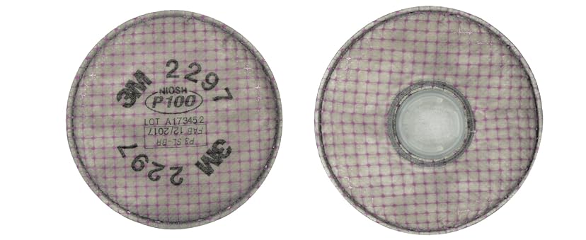 3M 2097 P100 Particulate Filter with Nuisance Level Organic Vapor Relief (1 Pair) — image 3