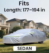 Favoto Sedan Car Cover, 6-Layer (Sedan 185-193 in) — image 4