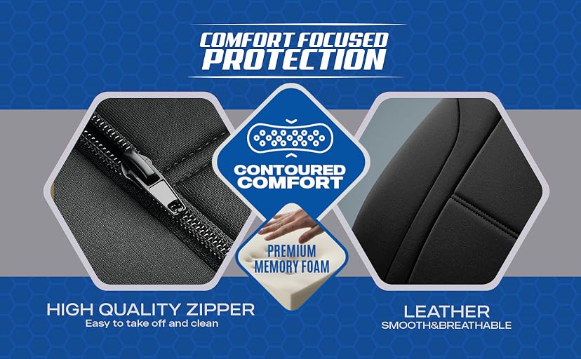 Skechers Memory Foam Car Seat Covers (Lycra, Two Front) — image 4