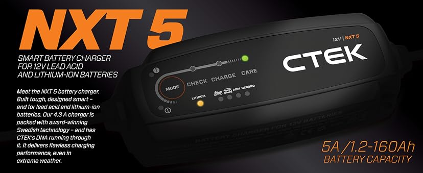 CTEK MXS 5.0 Battery Charger and Maintainer — image 1