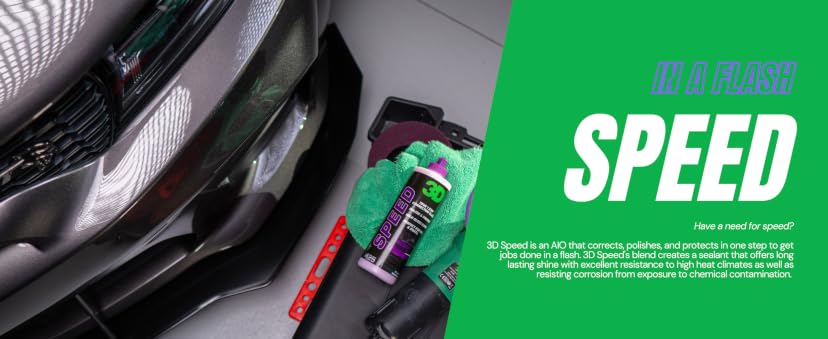 3D Car Care 3D Speed All-In-One Polish & Wax — image 1