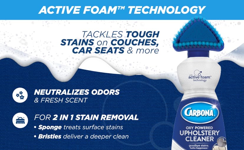 Carbona Oxy-Powered Upholstery Cleaner with Built-In Brush — image 2