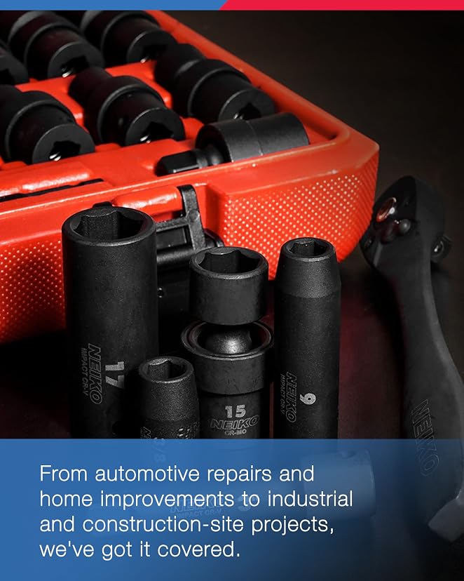 Neiko NEIKO 02448A 65-Piece 1/2" Drive Master Impact Socket Set — image 3