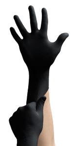 Microflex MidKnight MK-296 Black Nitrile Gloves — image 9