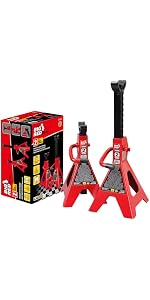 Torin (BIG RED) BIG RED T43002A 3-Ton Double Locking Jack Stands — image 9