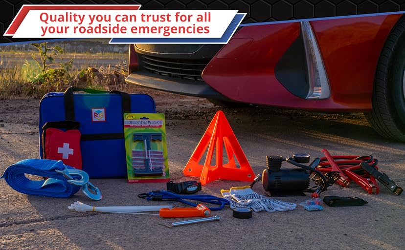 First Secure 90-Piece Emergency Roadside Kit — image 5