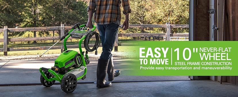 Greenworks PRO GPW3000 Brushless Electric Pressure Washer — image 5