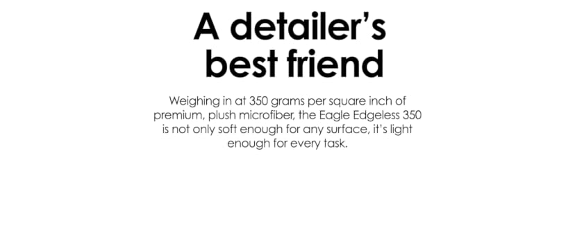 The Rag Company Eagle Edgeless 350 GSM Microfiber Towel — image 3