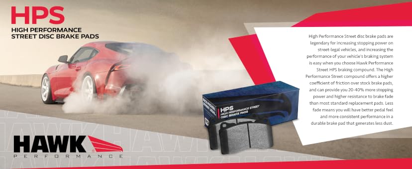 Hawk Performance HPS HB549F.702 Front Brake Pads — image 2