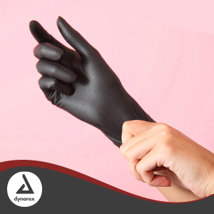 Dynarex Safe-Touch Black Nitrile Exam Gloves — image 7