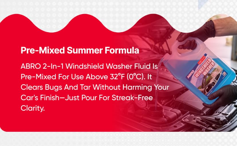 ABRO Windshield Washer Fluid Ready to Use Formula — image 4