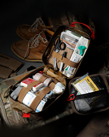 Everlit 250 Pieces Survival First Aid Kit IFAK EMT Molle Pouch — image 5