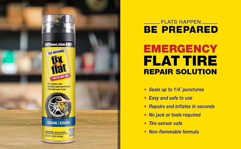 Fix-A-Flat S60420 Aerosol Emergency Tire Sealant — image 2