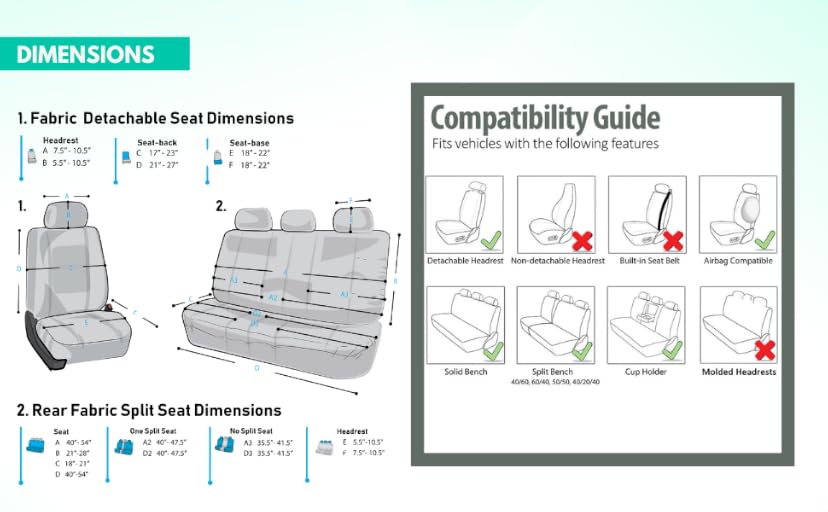 FH Group FB083 Neoprene Seat Cover — image 4